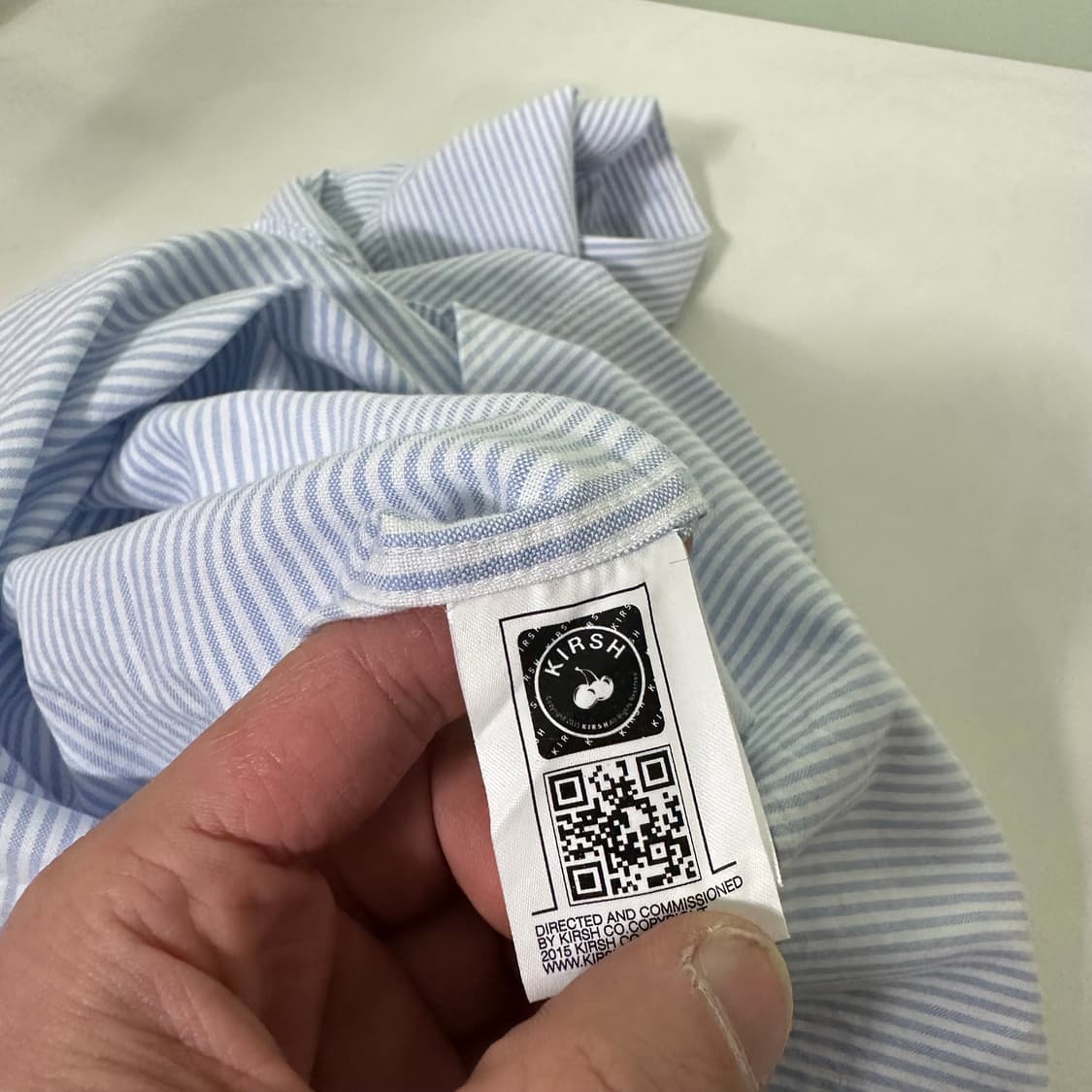 M-L 아노블리어 X 키르시 오버핏 스트라이프 옥스퍼드셔츠 상품이미지5