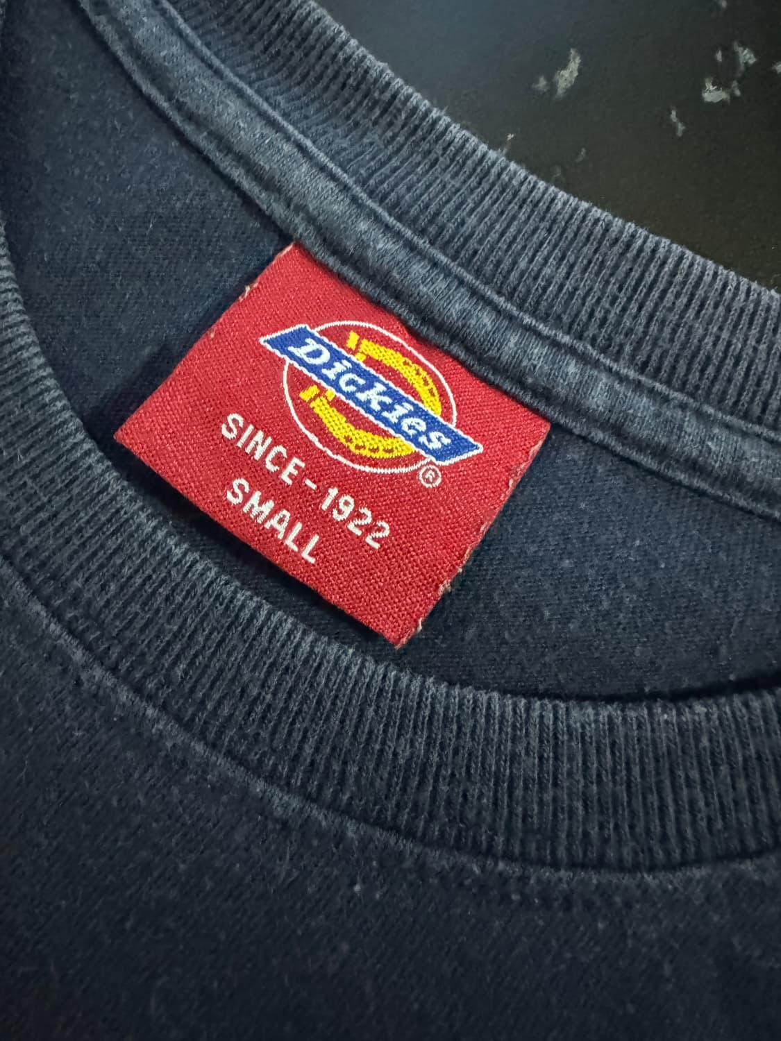 여성 디키즈 Dickies 오리지널 스펠아웃 반팔 티셔츠 S 네이비 상품이미지3