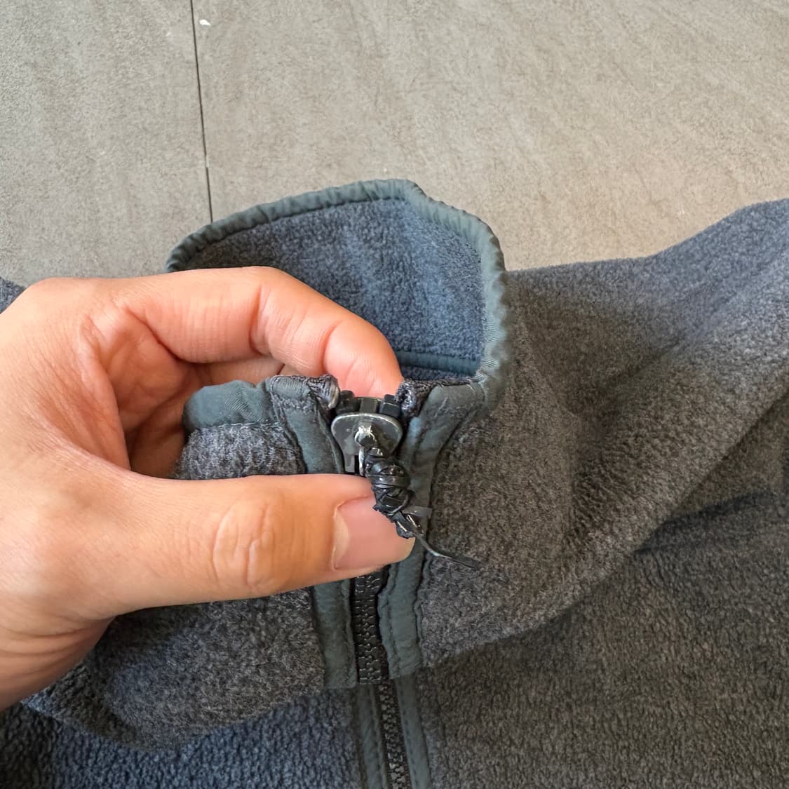 90s L.L.bean 90년대 미국 생산 엘엘빈 그레이 신칠라 플리스  상품이미지6