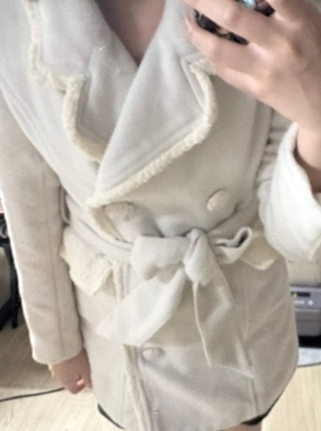 트랄라라 화이트 코트 상품이미지4