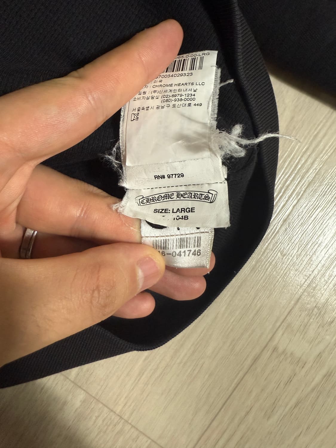 (급처)크롬하츠 후드집업 (L) 팝니다 상품이미지4