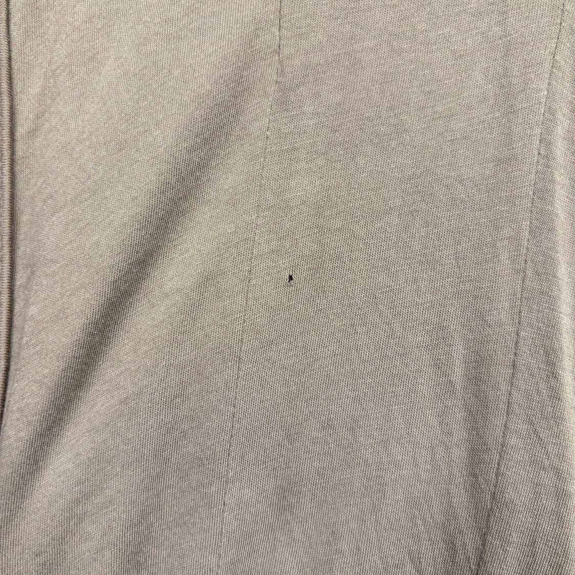 디젤 롱 후드 집업 원피스 입체 절개 패턴 화이트 스티치 디테일 베이지 상품이미지10