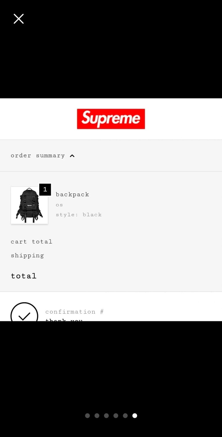 [OS] 26SS 슈프림 백팩 블랙 상품이미지6