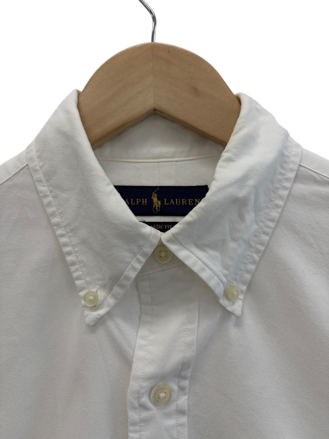 폴로 옥스포드 셔츠 화이트 (S) 상품이미지3