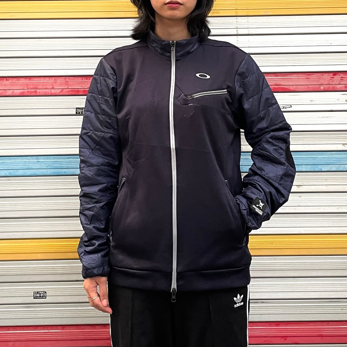 00s 오클리 아카이브 하이브리드 집업 져지 M L 상품이미지2