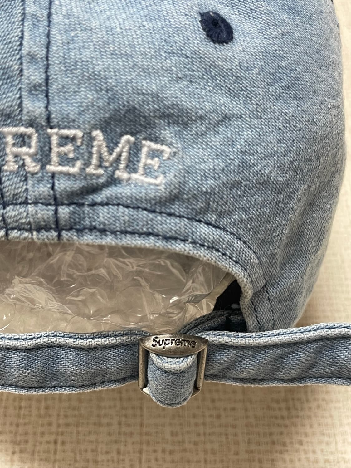 20fw 슈프림 멀티컬러 Logo 6-Panel 데님 상품이미지3