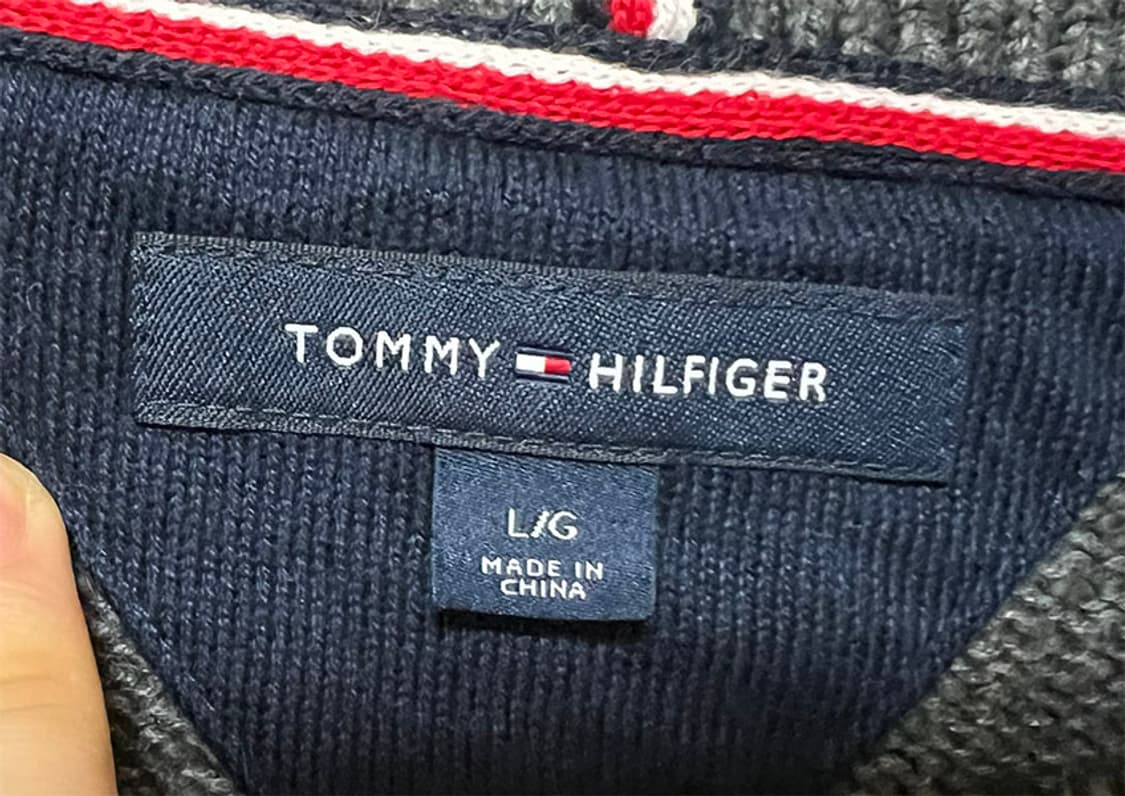 타미힐피거 남자 니트티셔츠 캐주얼 겨울 기본 L 100 상품이미지3