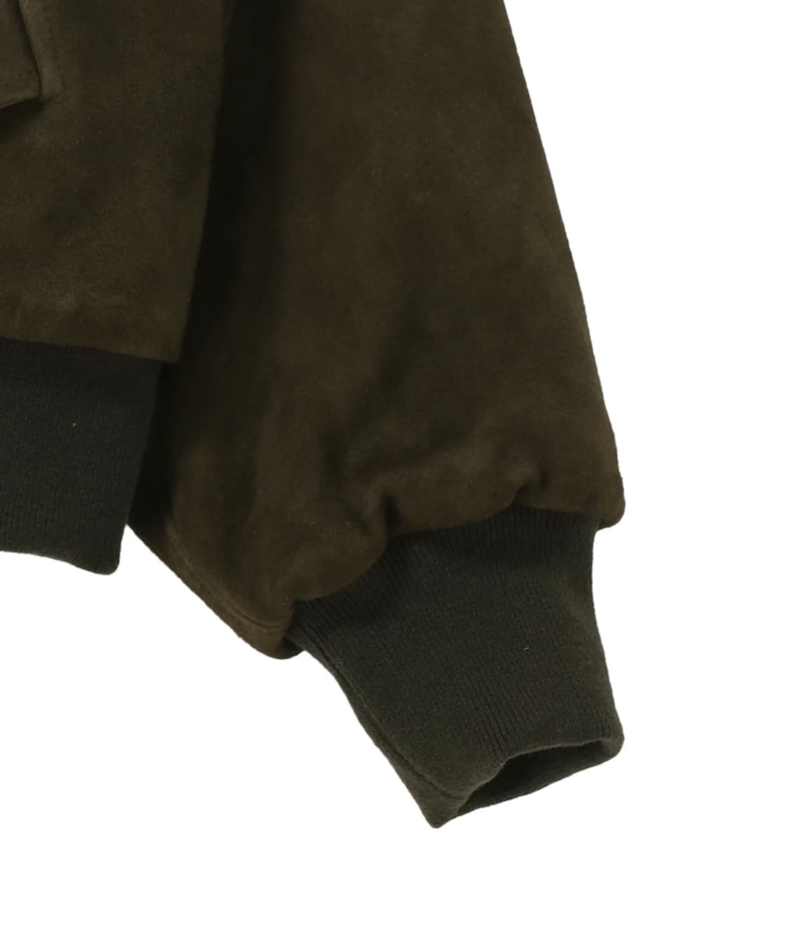 [2] A.PRESSE 아프레쎄 스웨이드 레더 해링턴 자켓 그린 상품이미지9