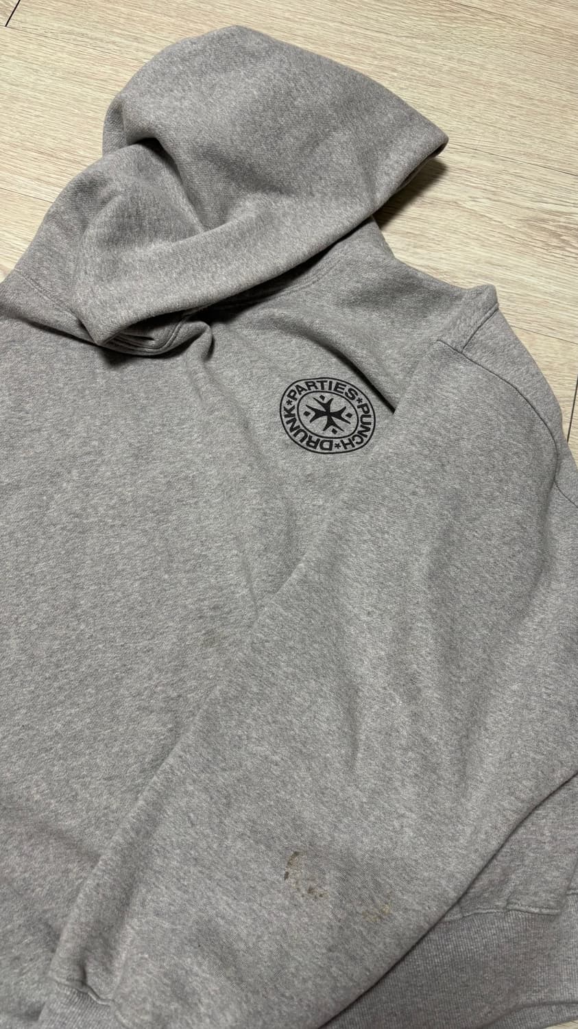 펀치드렁크파티즈 후드 그레이 1사이즈 상품이미지1