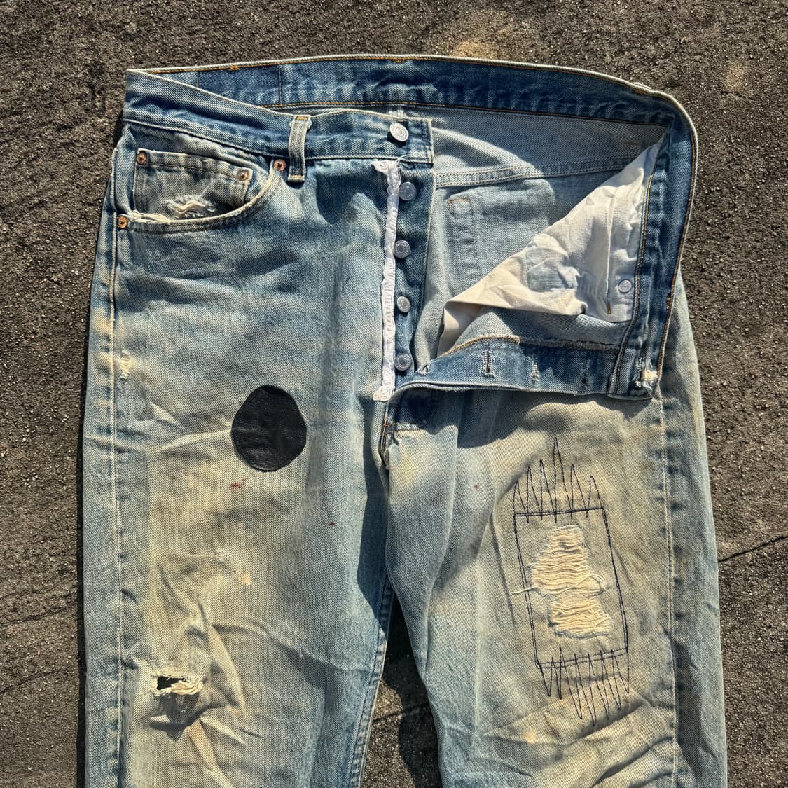 [34] 90s 리바이스 501 커스텀 데님 팬츠 상품이미지3