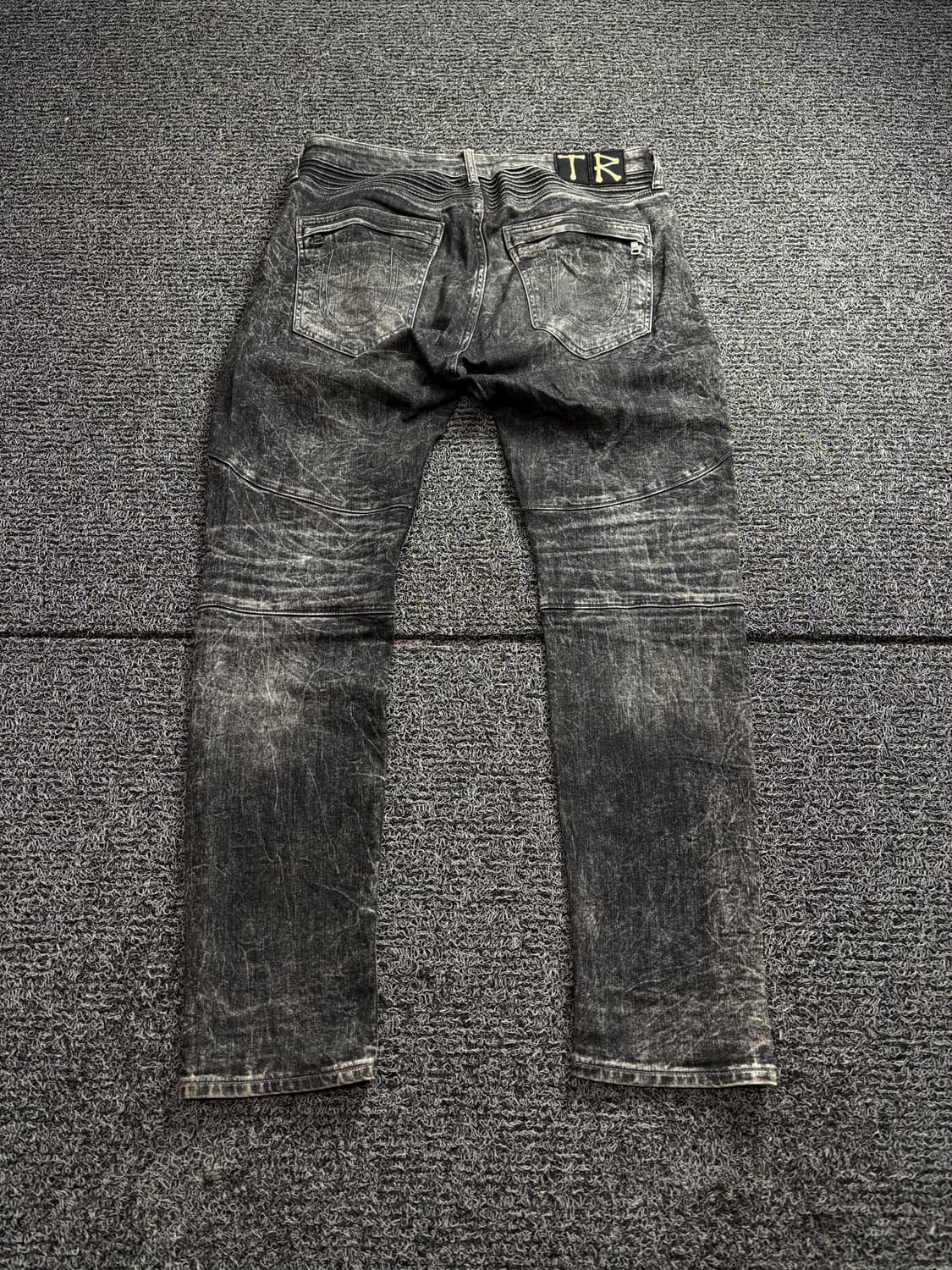 트루릴리젼 크링클 워싱 데님 바이커 진 2368 상품이미지4