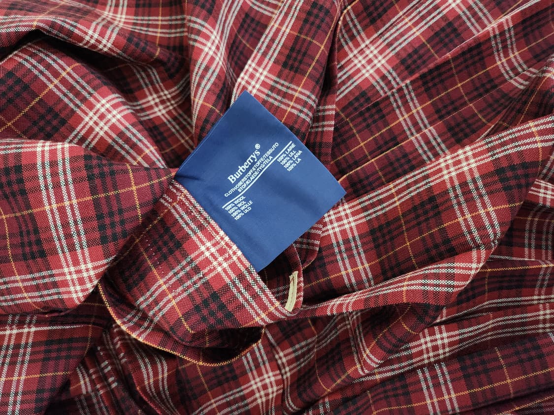 버버리 체크 플리츠 스커트 상품이미지6