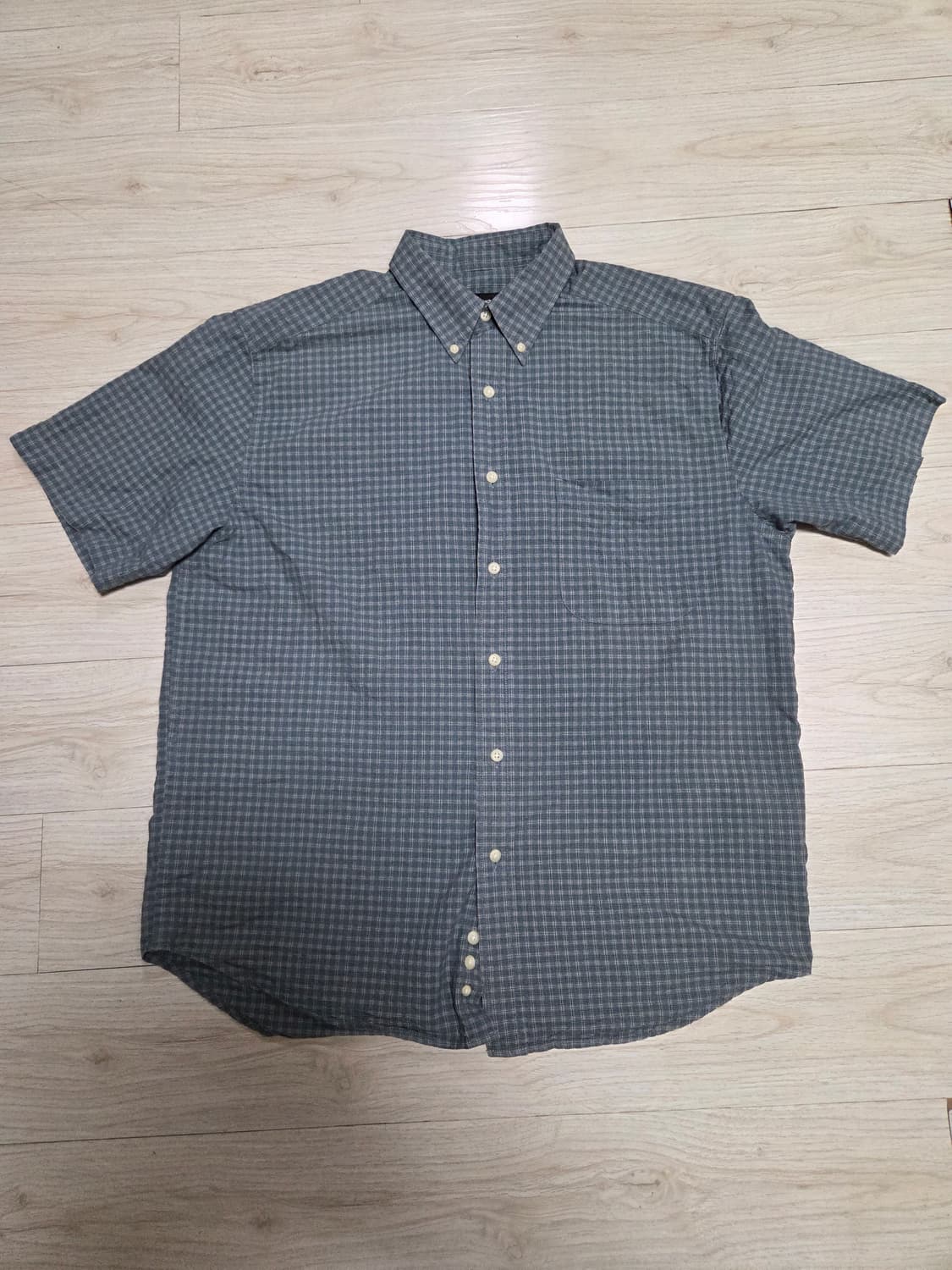 에디바우어(Eddie Bauer) 체크 반팔 셔츠 XL 상품이미지1