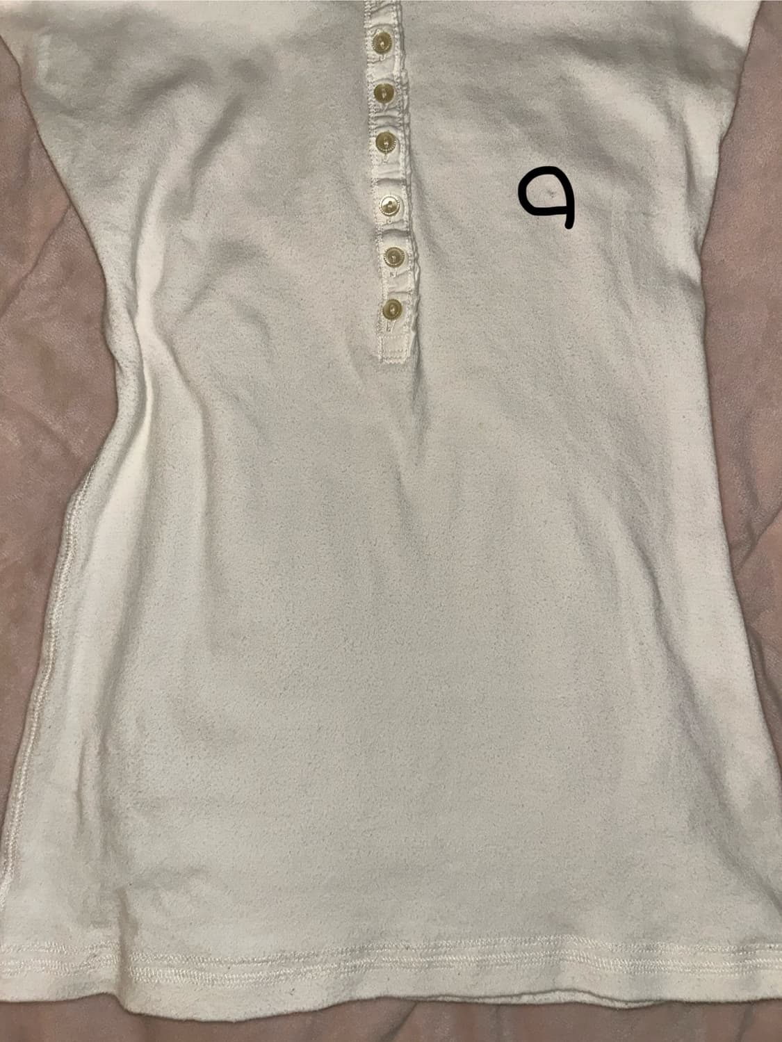 아베크롬비 생화이트 헨리넥 롱슬리브 상품이미지2