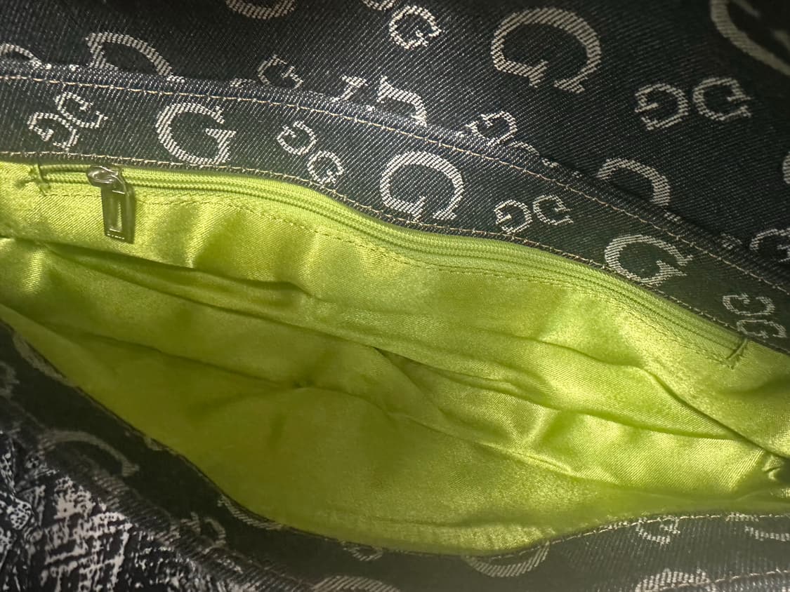 게스 가방 2000s y2k 데님 숄더백 상품이미지6