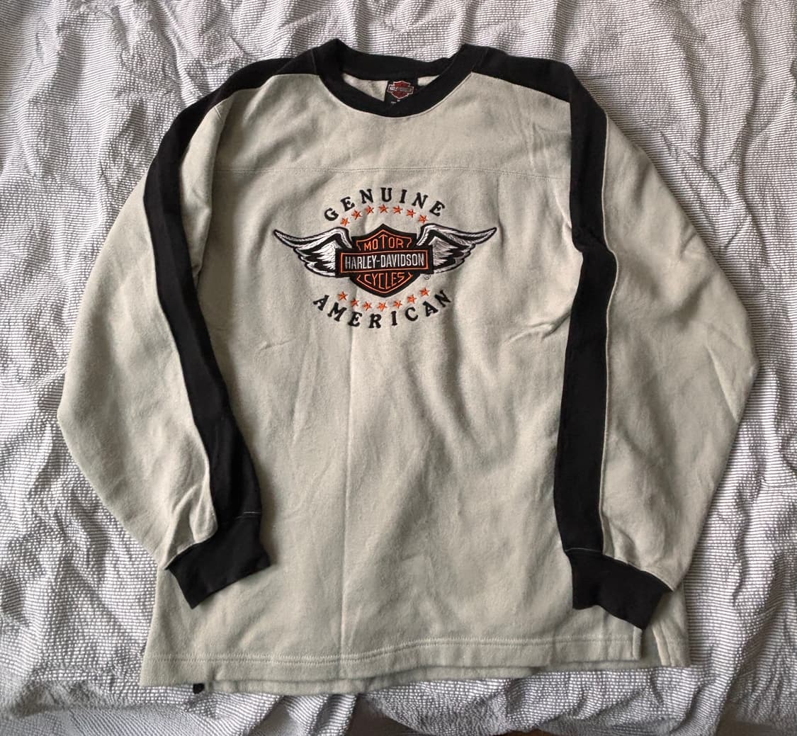 90s Harley 빈티지 할리 데이비슨 맨투맨 스웻 상품이미지2
