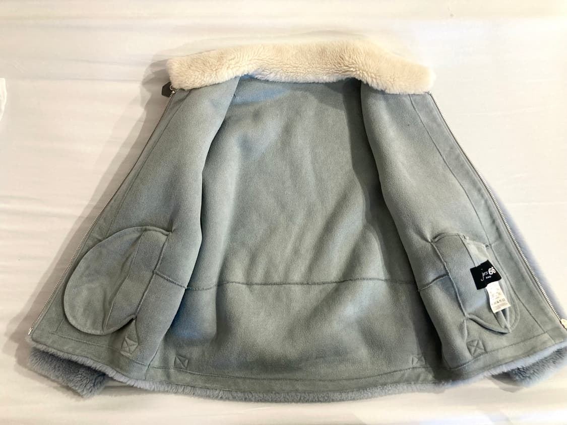 (거의 새것)furs66 순양모 퍼자켓 55-66 상품이미지3