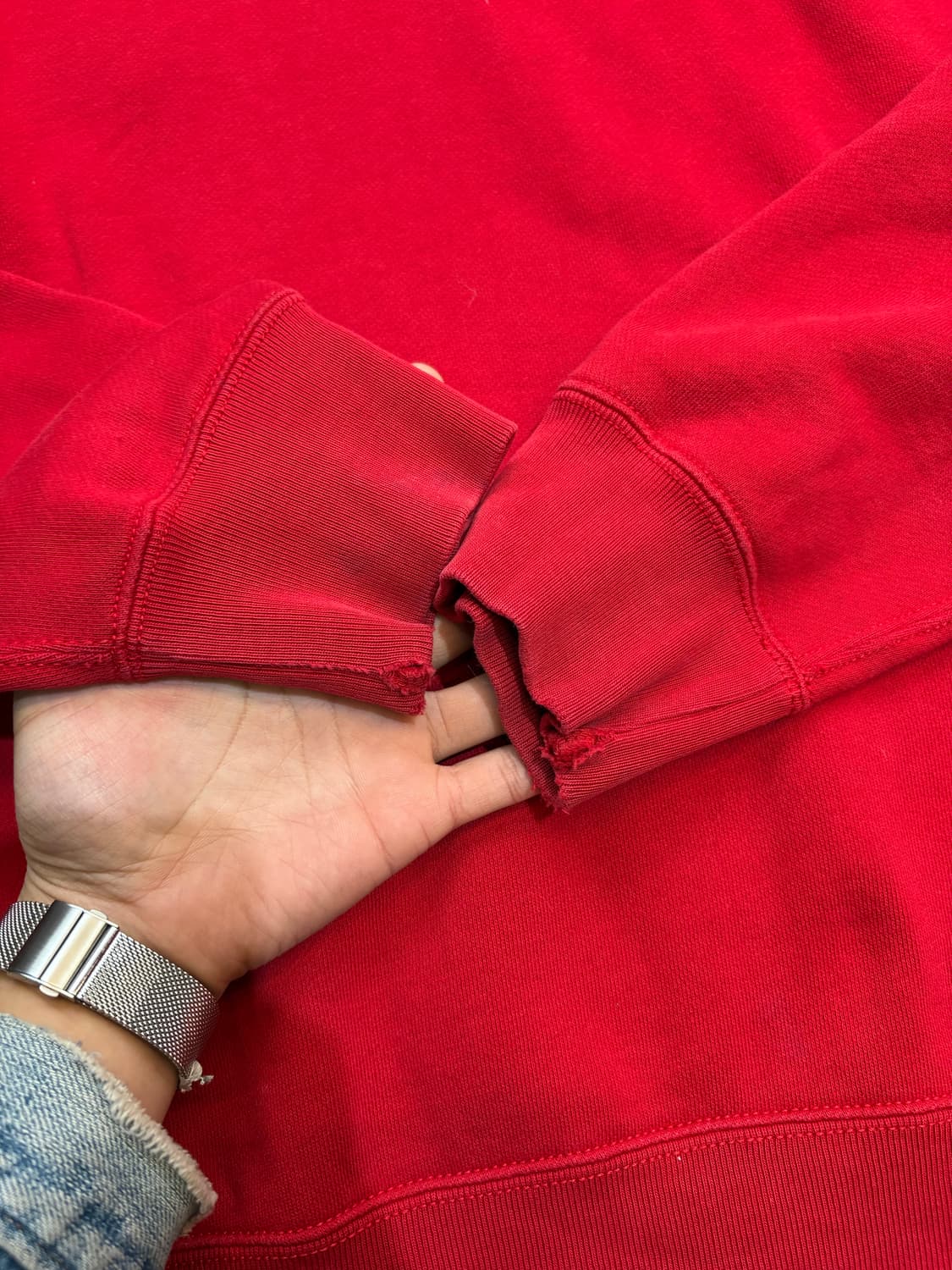 폴로 빅포니 레드 후드티 상품이미지7