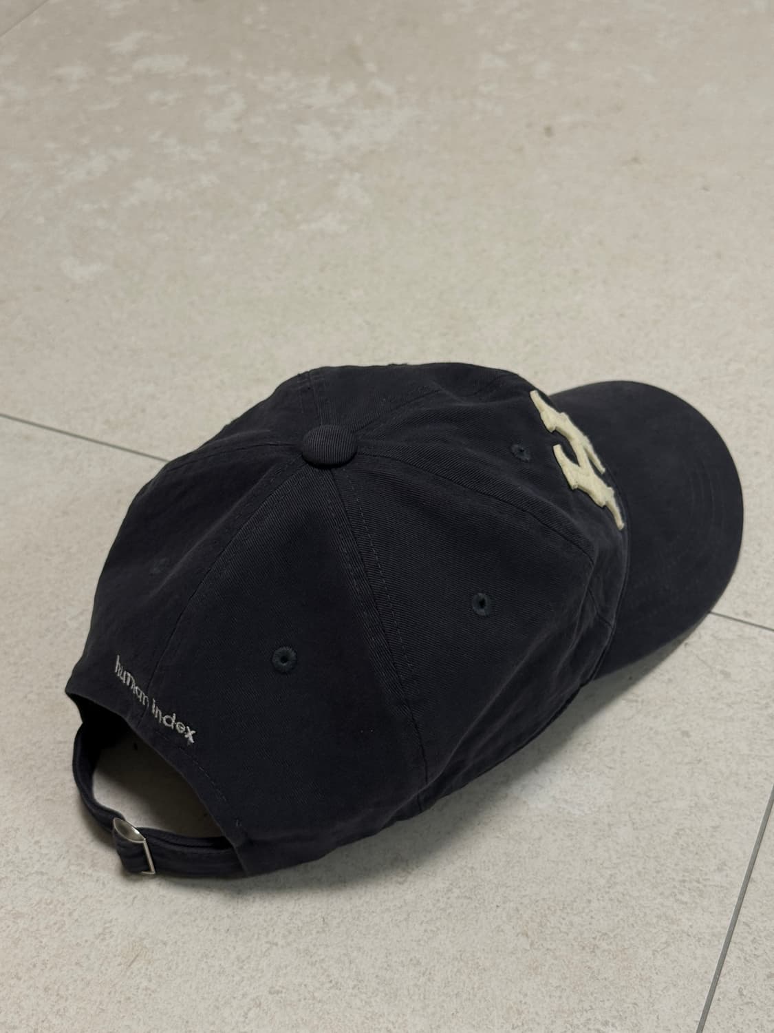 폴리테루 휴먼인덱스 HI 캡 네이비 (클래식 핏) 상품이미지2