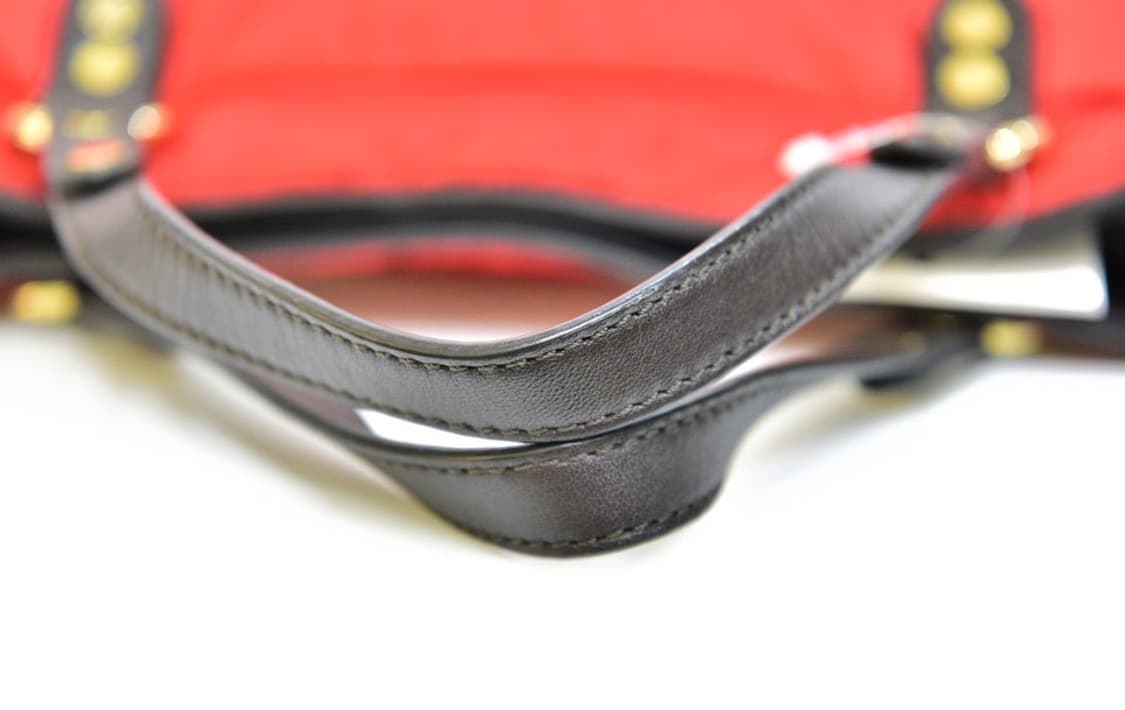 버버리 나일론 레드 토트백 (정품) 상품이미지9