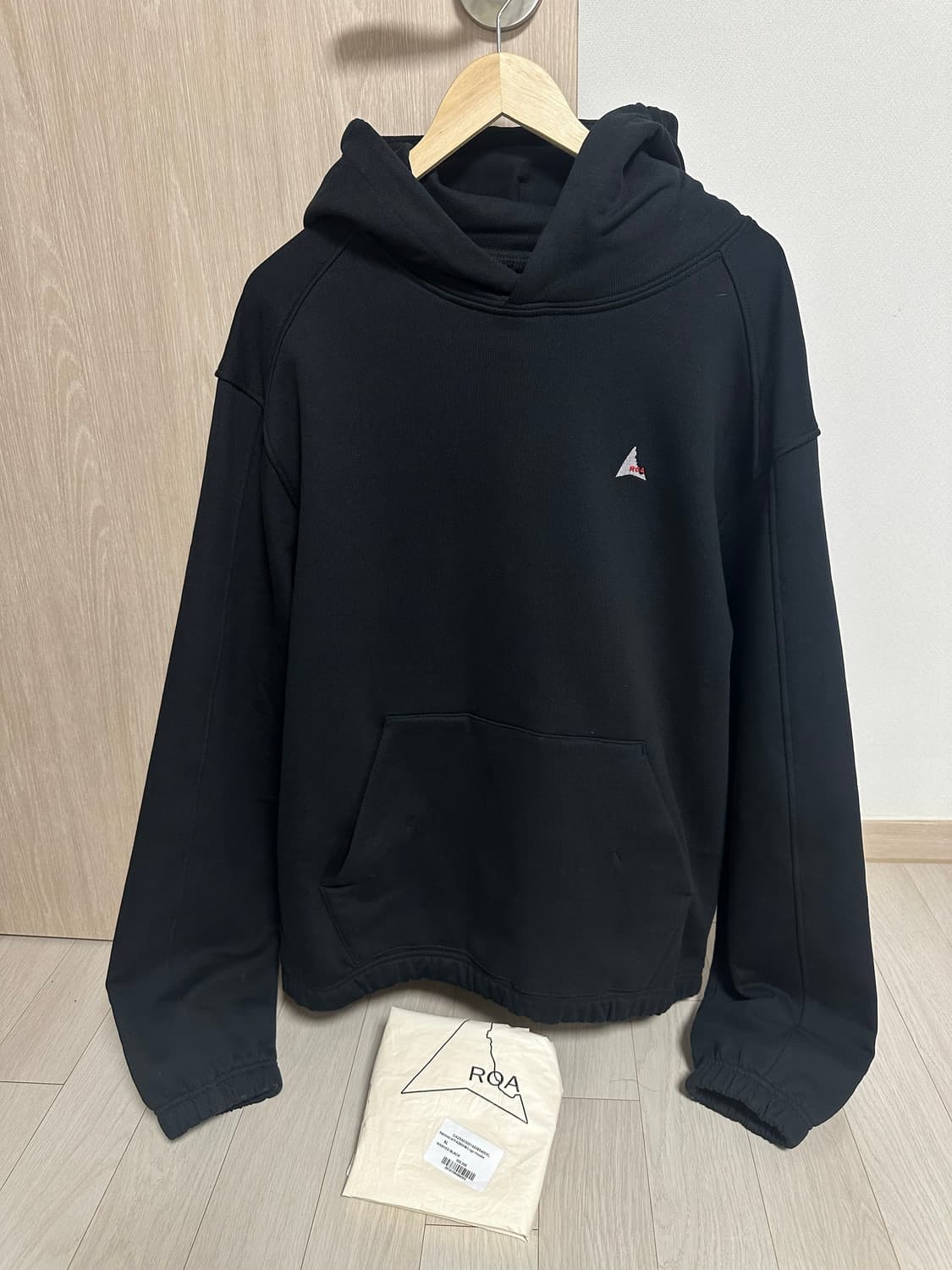 새제품) ROA 헤비 후드 블랙 XL 상품이미지1