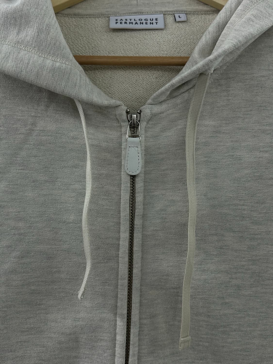 이스트로그 퍼머넌트 후드 집업 L 오트밀(새상품) 상품이미지4