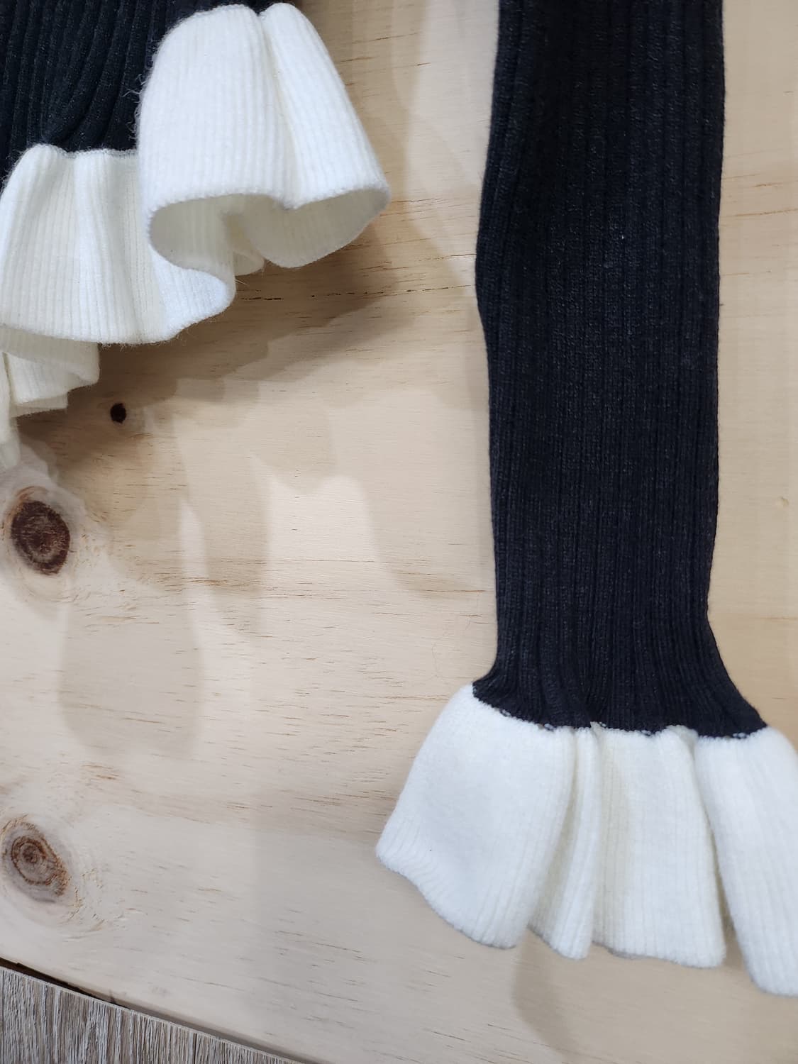 556) 프릴 니트 긴팔 티셔츠 상품이미지5