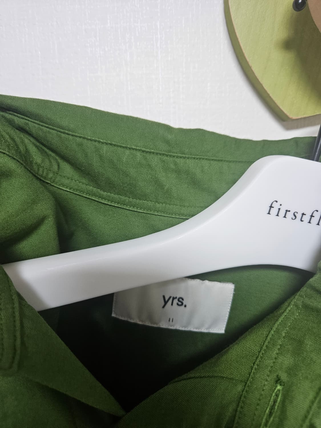 [2] 이얼즈어고 레이온 포이카셔츠 그린 상품이미지3