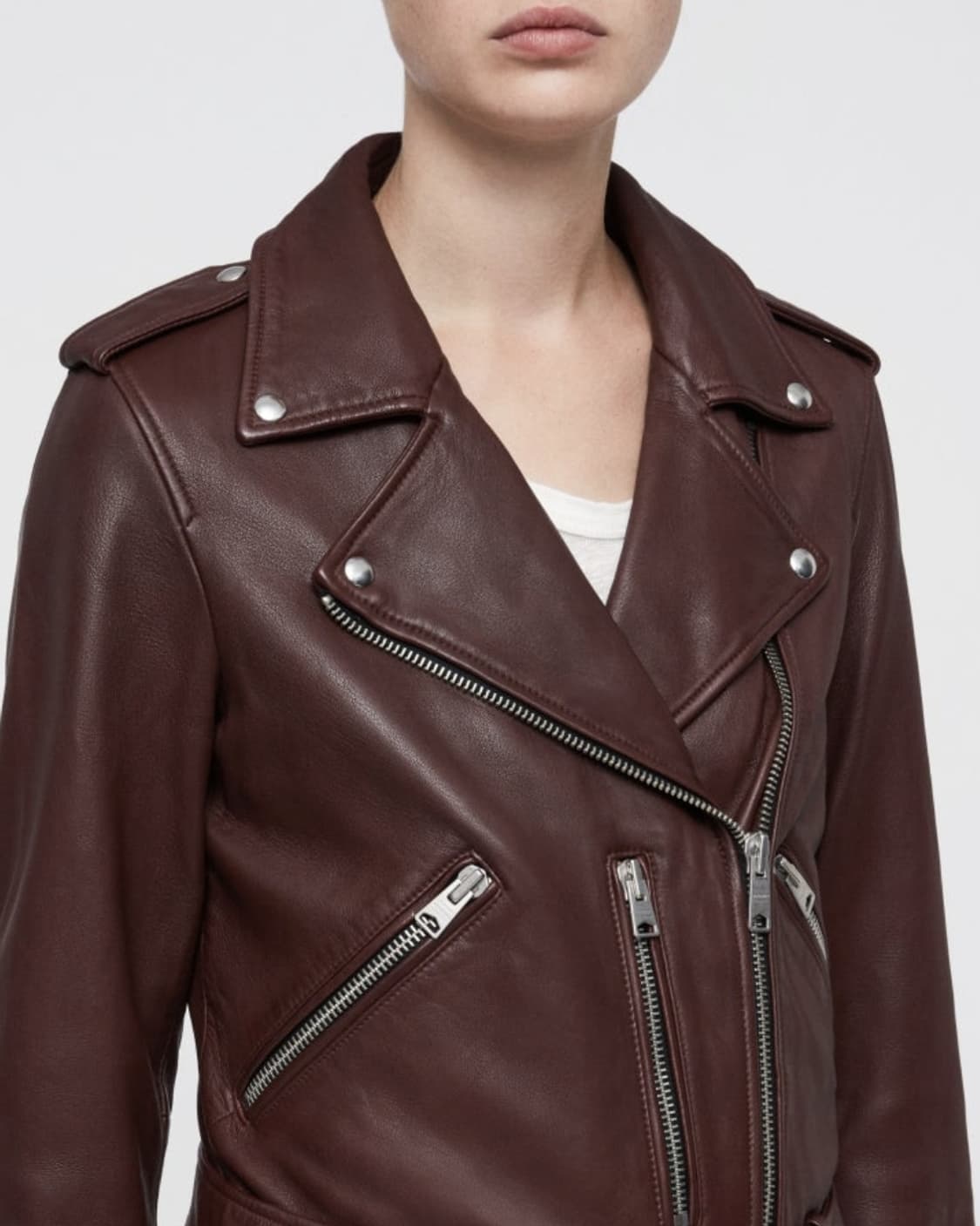 올세인츠 발펀 바이크 가죽 자켓 사이즈 EU32
 상품이미지2