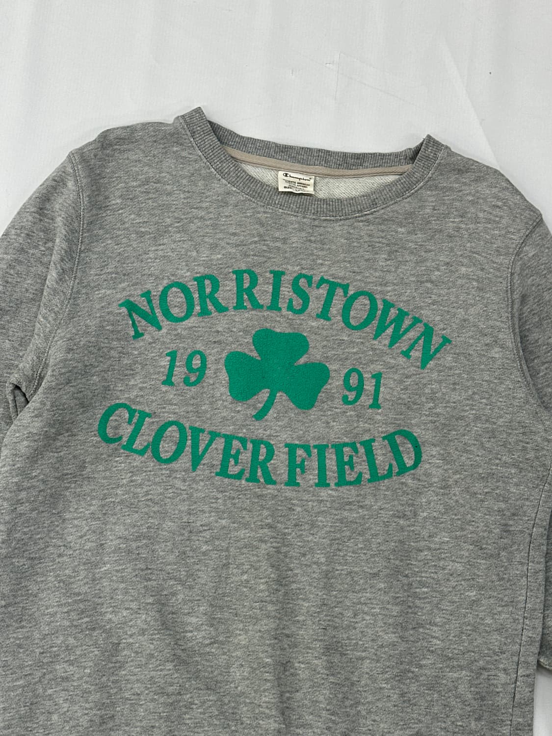 재팬 빈티지 네잎클로버 챔피온 프린팅 맨투맨 그런지 아메카지  상품이미지4