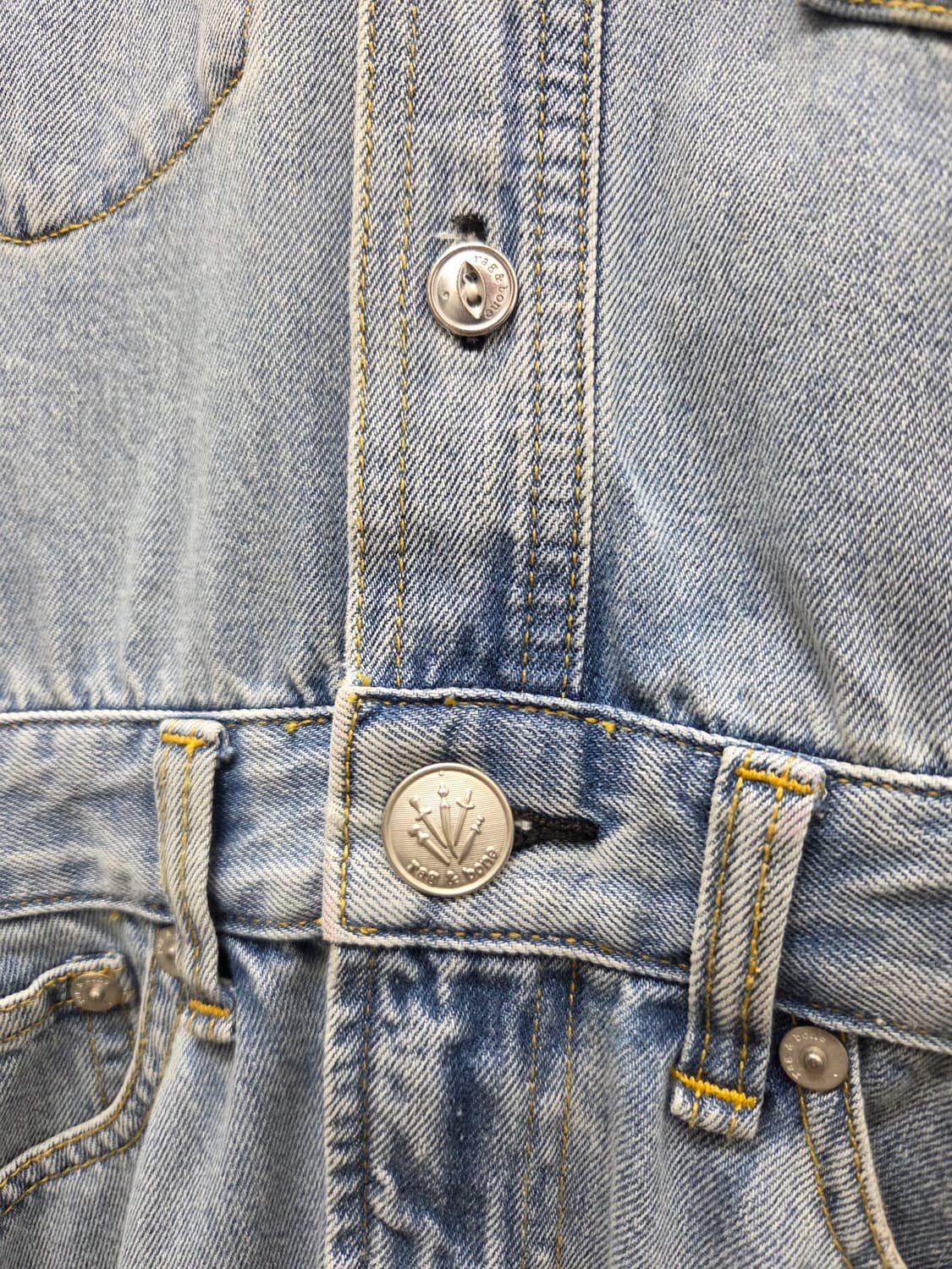 랙앤본 데님 원피스 상품이미지3