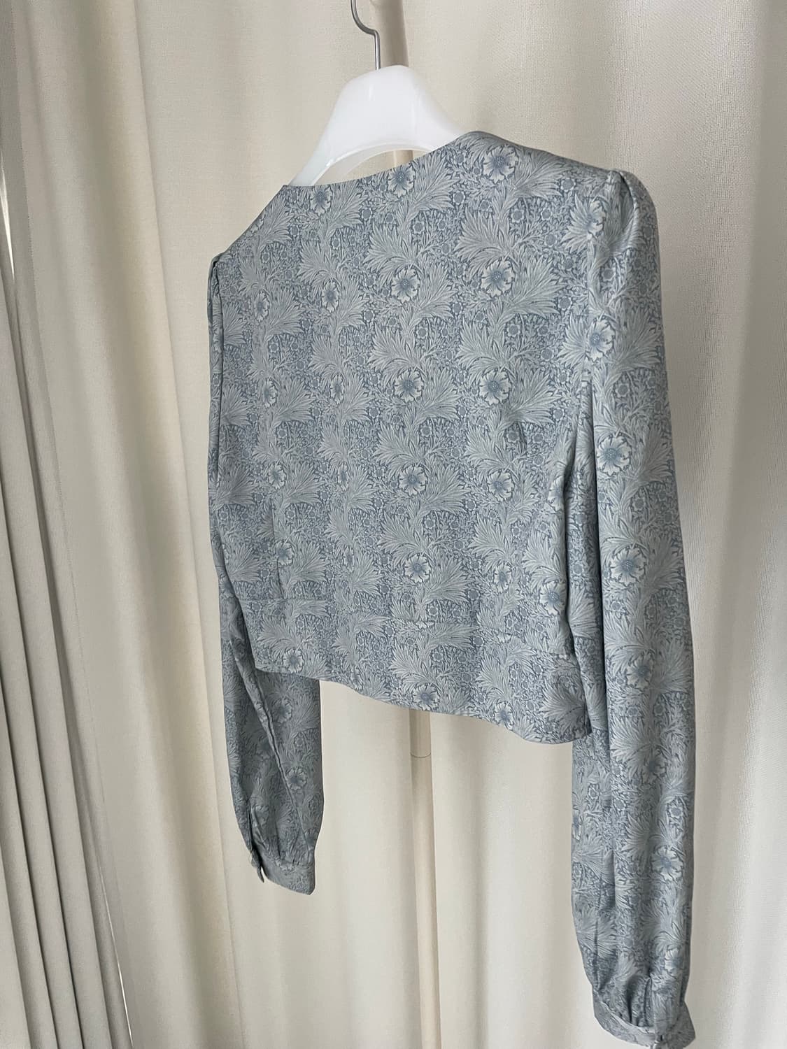 패턴 자카드 블라우스 상품이미지4