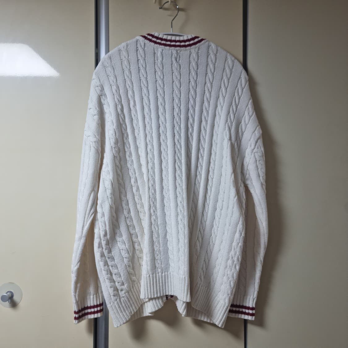 아이토브서울 베이직 니트 가디건 화이트 상품이미지4