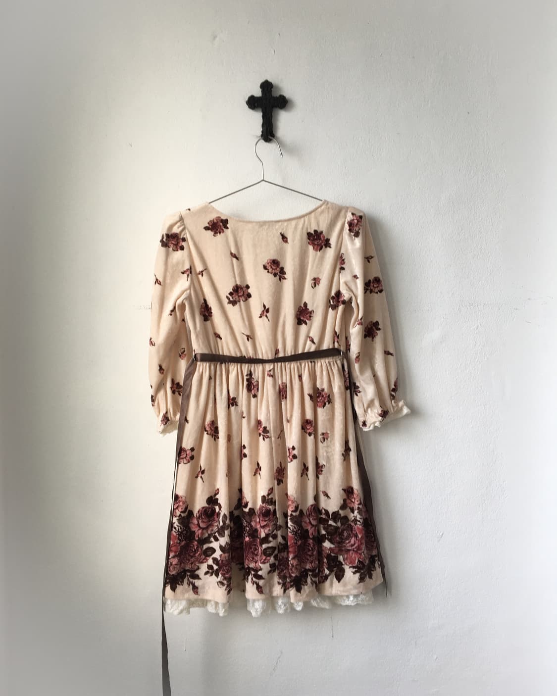 Lest rose velvet onepiece 상품이미지4