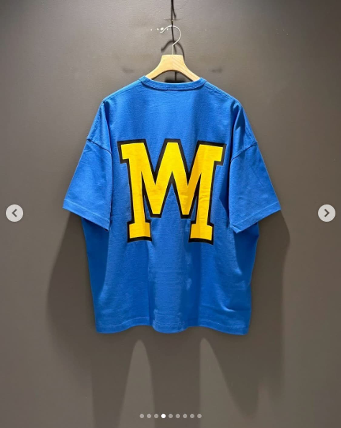 민나노 x 빔즈 x 챔피온 티셔츠 블루 L 상품이미지4