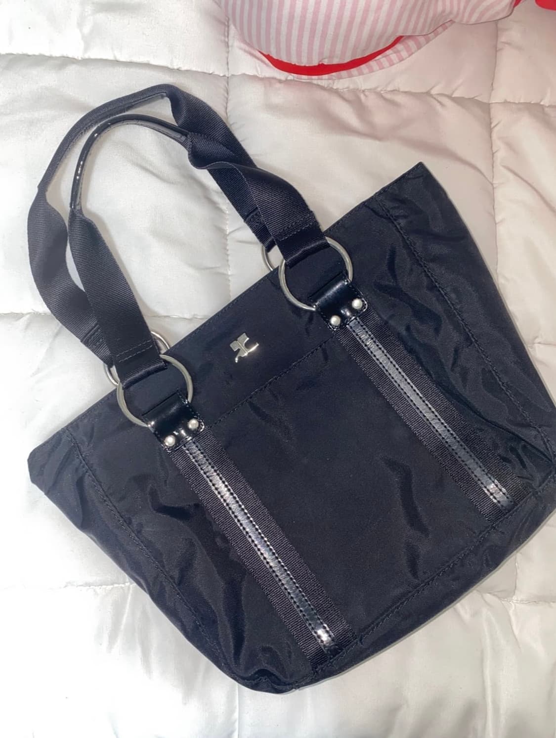 꾸레쥬 나일론 숄더백 상품이미지2