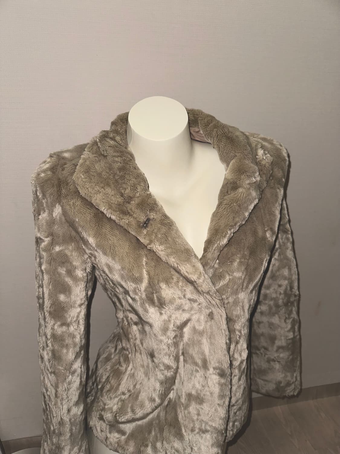 빈티지 민트그레이 퍼자켓 상품이미지2