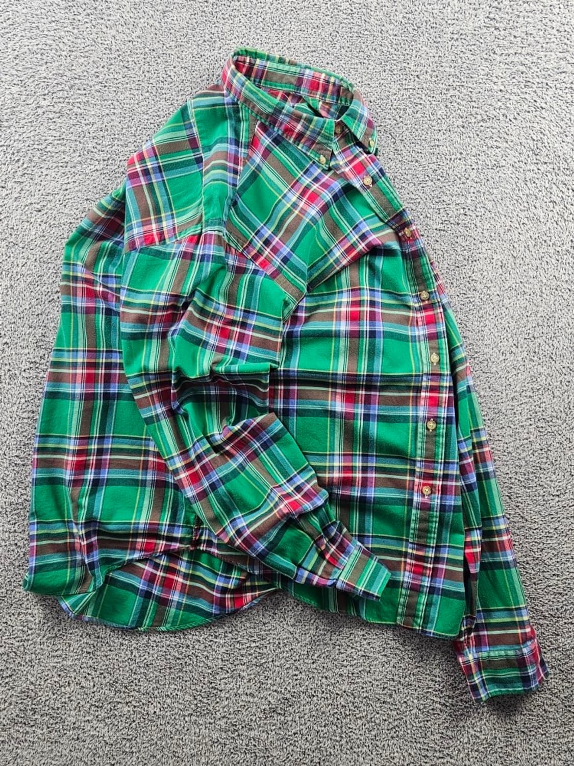 폴로랄프로렌 멀티 타탄 체크 패턴 셔츠 ( XL ) / 10986 상품이미지4