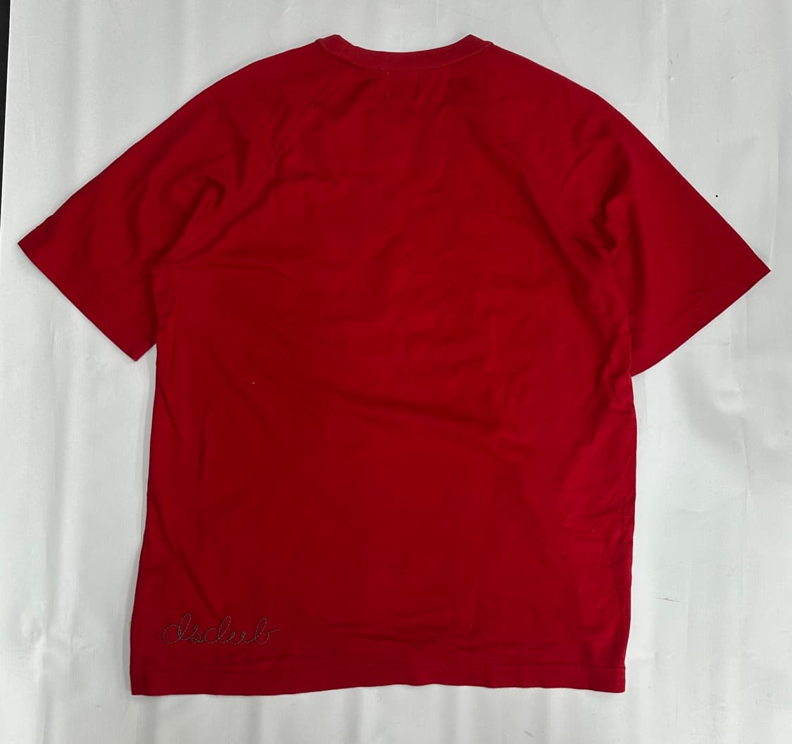 DRUG STORE’S 오버핏 프린팅 레드 반팔 티셔츠 일본 빈티지 상품이미지3