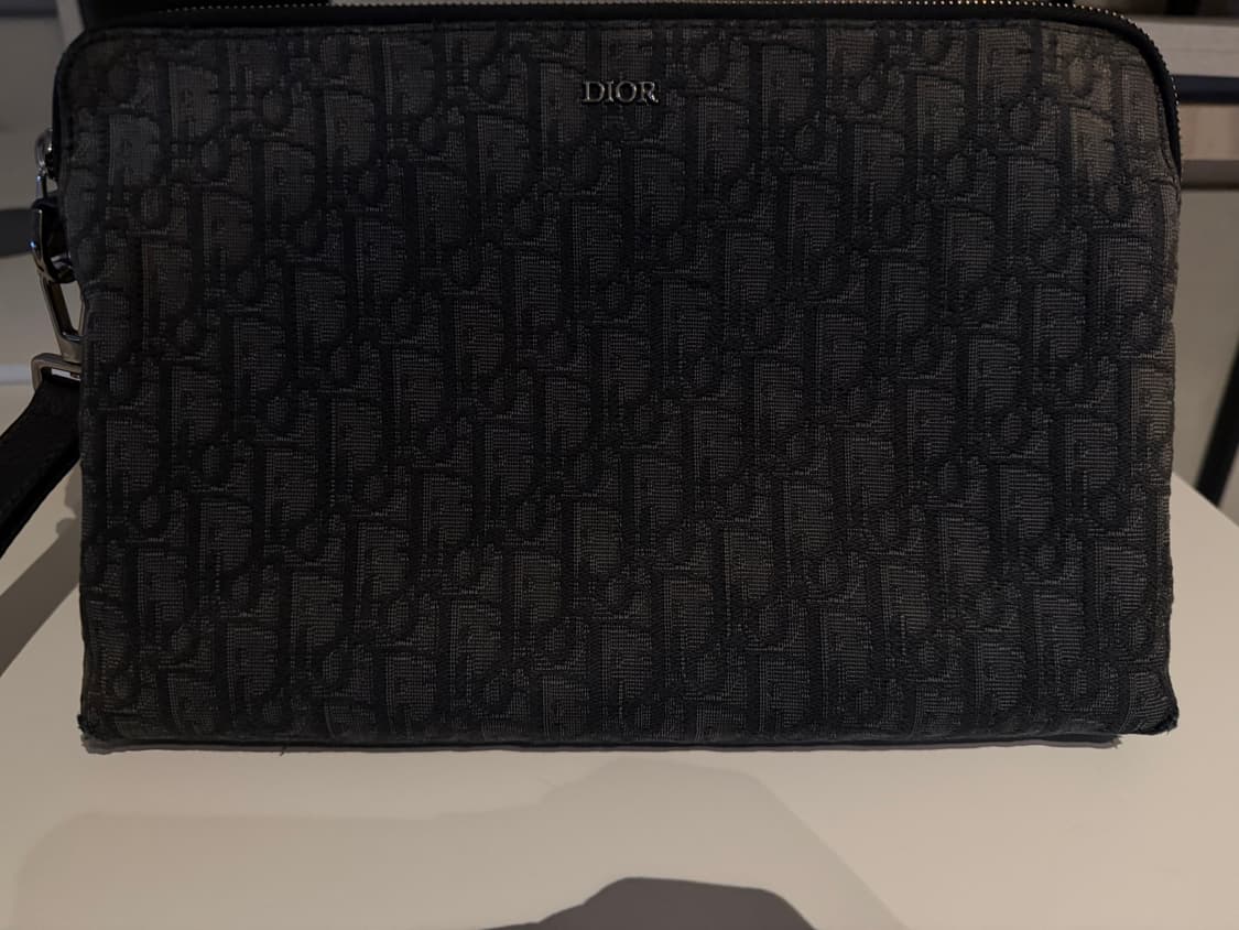 디올 오블리크 자카드 스트랩 클러치 상품이미지1