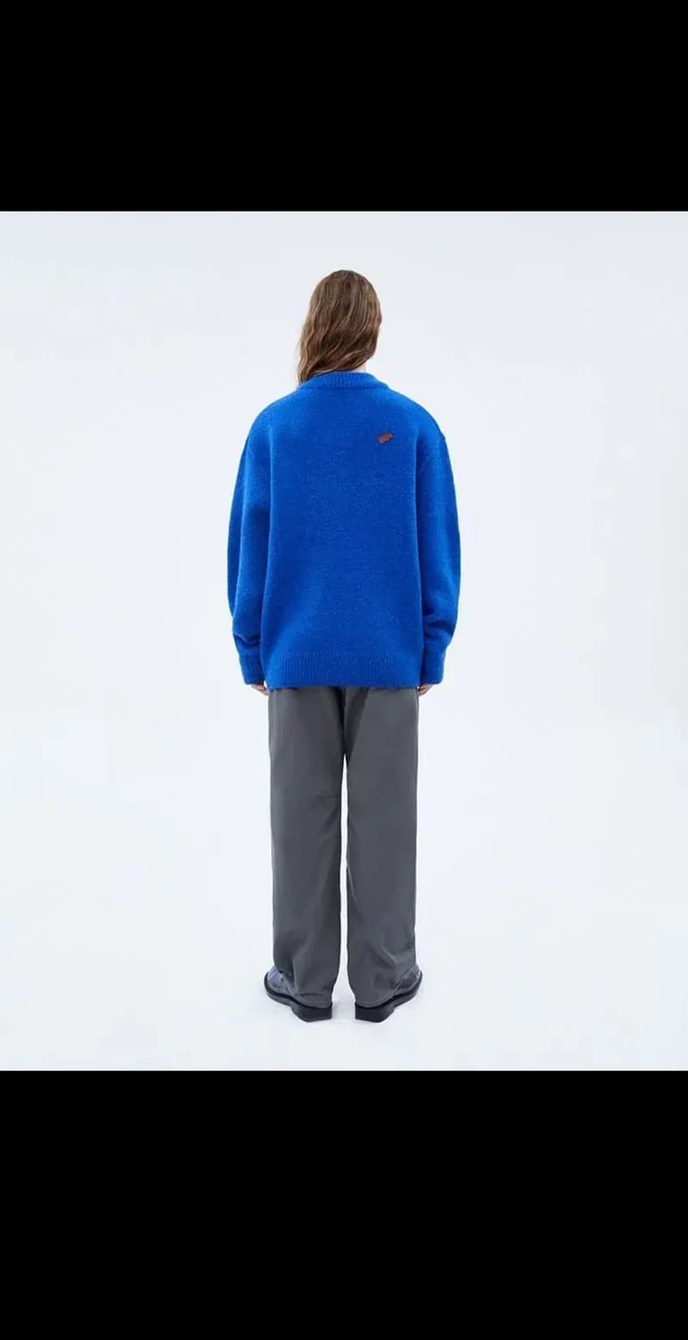 아더에러 니트 블루 상품이미지3