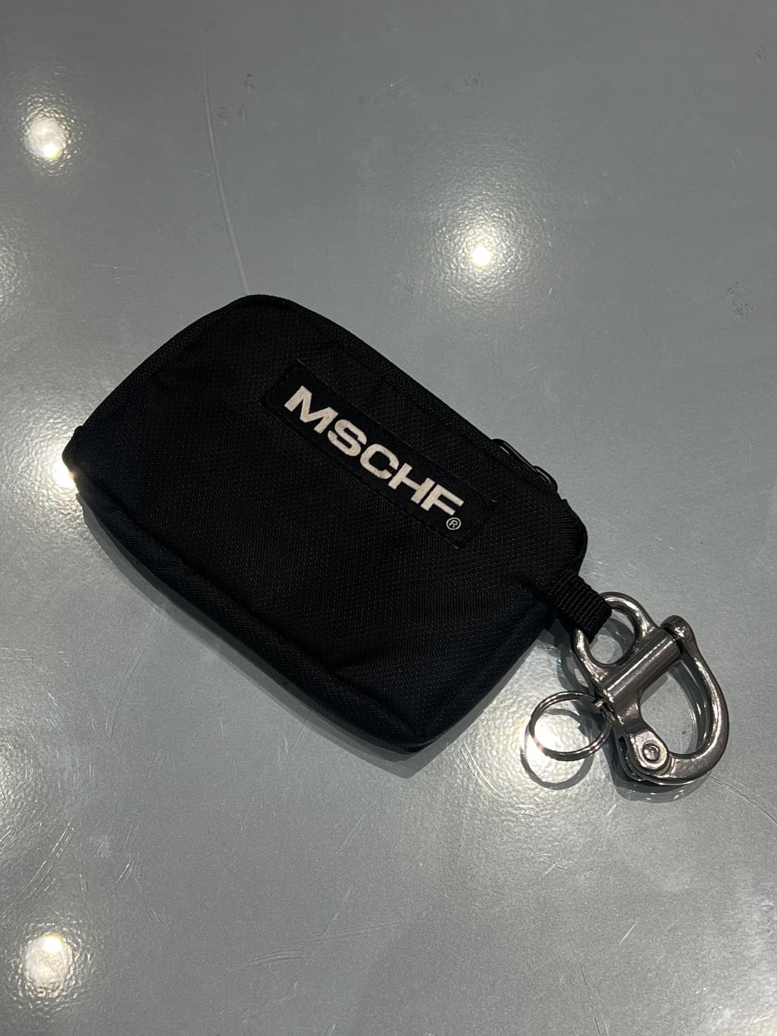 미스치프 롬버스 카라비너 파우치 블랙 카드지갑 상품이미지2