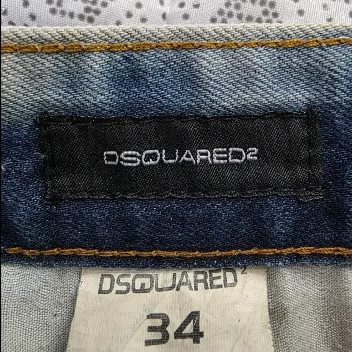 디스퀘어드2 남성 워싱 데님 반바지 34 상품이미지8