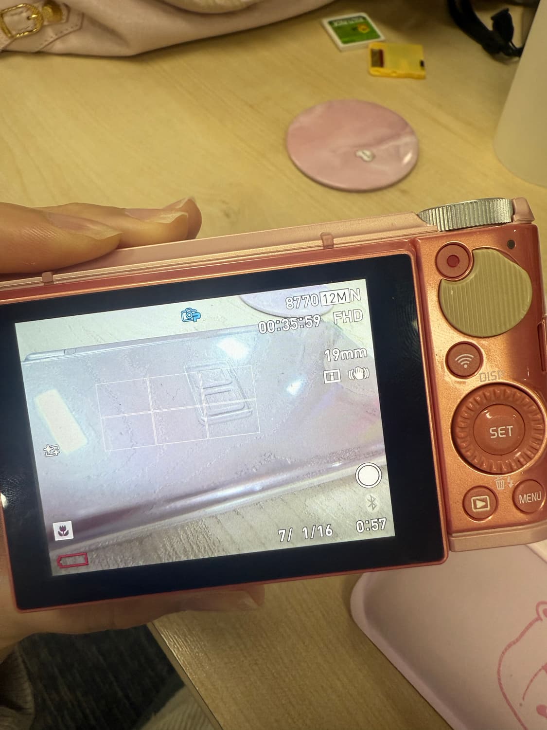 소프트 포커스 카시오 zr5000 핑크 작례있음 하자있음 상품이미지3