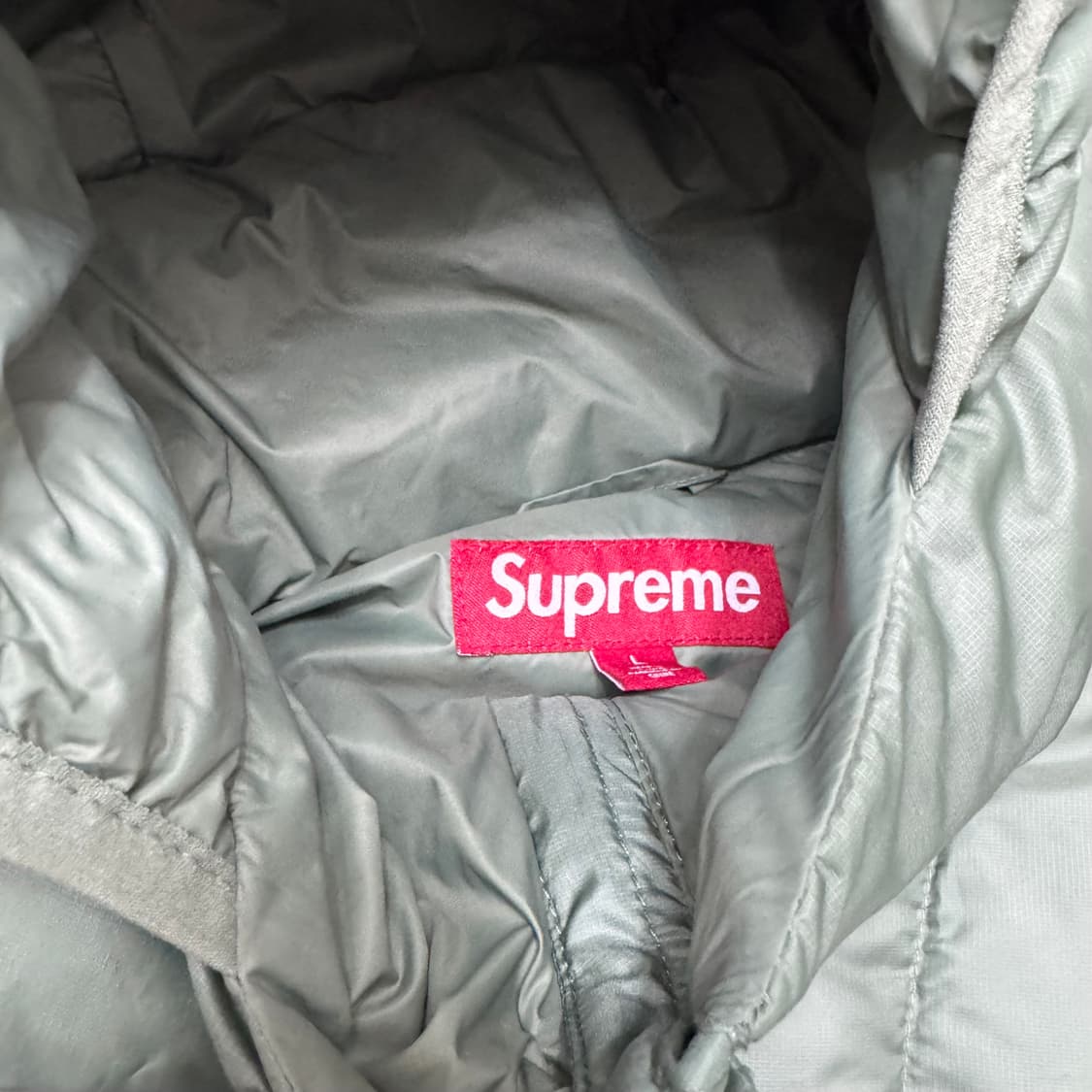 슈프림 마이크로 패딩 올리브 23fw L 상품이미지6