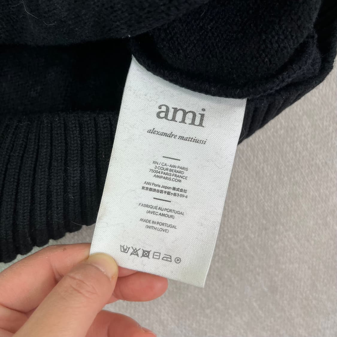 105 아미 빅로고 가디건 상품이미지8