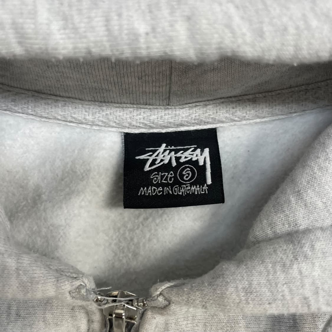 스투시 Stussy 월드투어 후드집업 그레이 상품이미지4