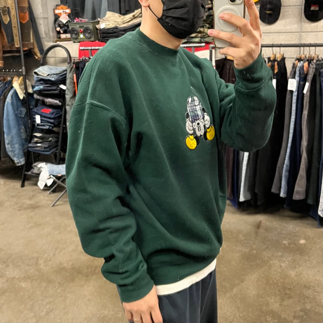 90s USA 미키마우스 스웻셔츠 (105) 상품이미지6