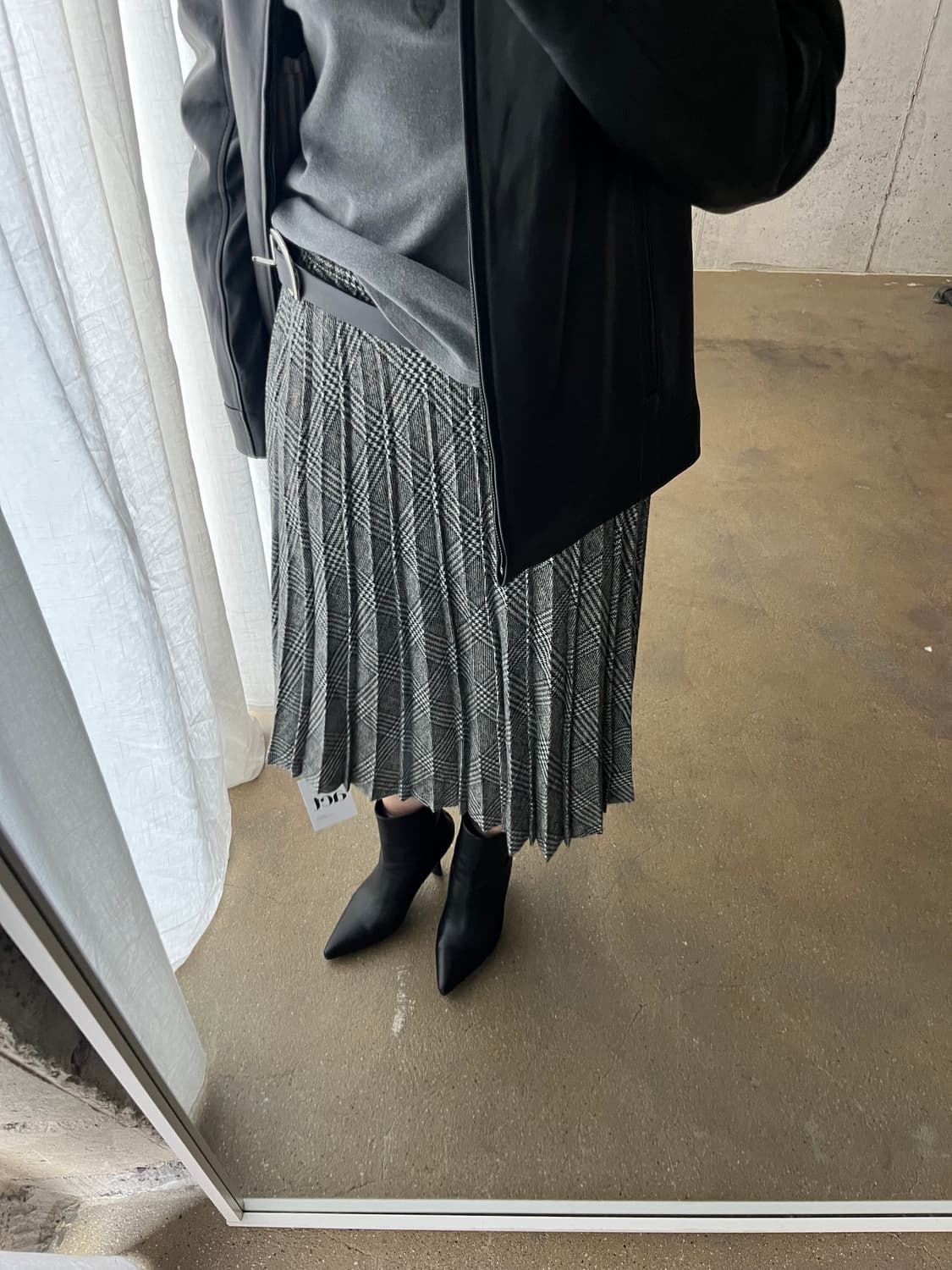 하운드투스 울 플리츠 스커트 상품이미지7