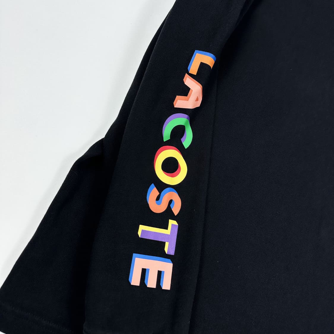 라코스테 크록 블랙 롱슬리브 맨투맨 (M) 상품이미지3